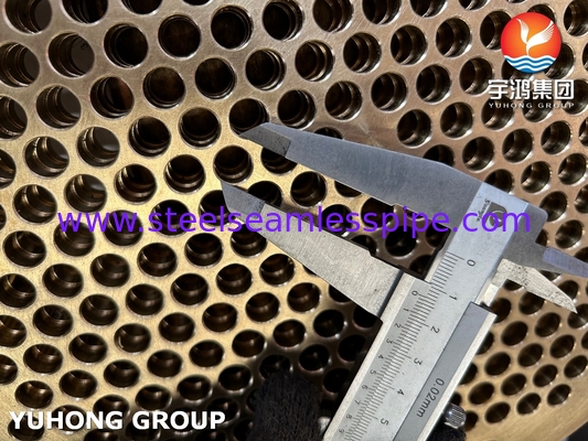 ASTM B171 C46400 ورق لوله از مس دریایی برای مبادله گرما و دیگ