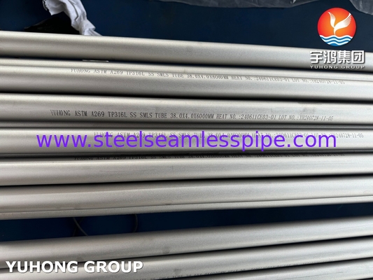 ASTM A269 TP316L لوله های فولادی فولادی فولادی فولادی فولادی فولادی
