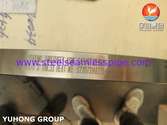 ASME SA240 SS304 لوله های فولاد ضد زنگ برای مبادله گرما