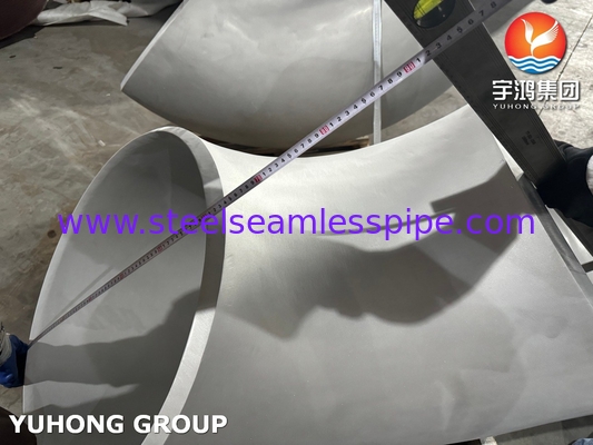 ASTM A403 WP304/304L لوازم جانبی فولاد ضد زنگ 24 &quot;90 درجه SR آرنج