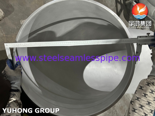 ASTM A403 WP304/304L لوازم جانبی فولاد ضد زنگ 24 &quot;90 درجه SR آرنج
