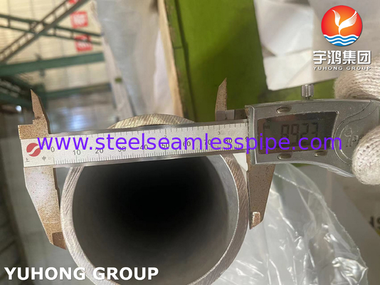 ASTM A312 لوله بدون درز فولاد ضد زنگ برای خدمات دمای بالا S30815 253MA