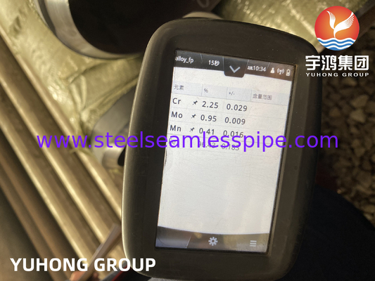 ASTM A335 P22 2-1/4Cr لوله بدون درز فولاد آلیاژ برای نیروگاه های برق / دیگ / انرژی هسته ای