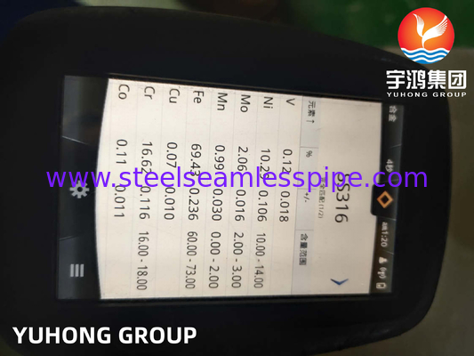 ASTM A358 Gr.1 TP316L لوله های جوشیده شده فولاد ضد زنگ برای کارخانه های تصفیه آب