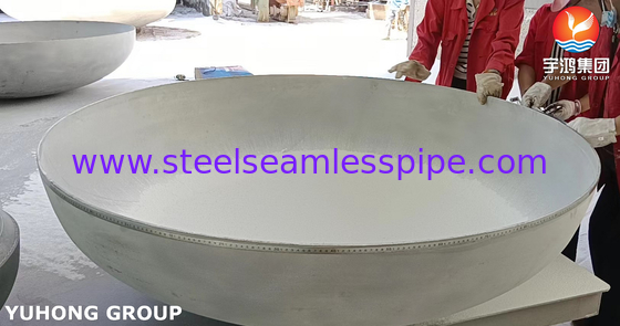 ASTM SA240 SS321 سر بیضوی و پایان ظرف برای ظروف تحت فشار