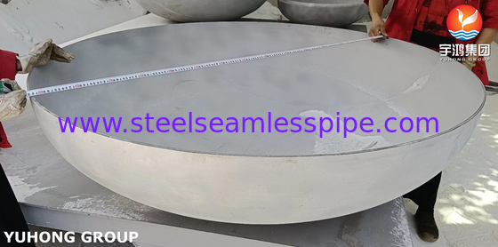 ASTM SA240 SS321 سر بیضوی و پایان ظرف برای ظروف تحت فشار