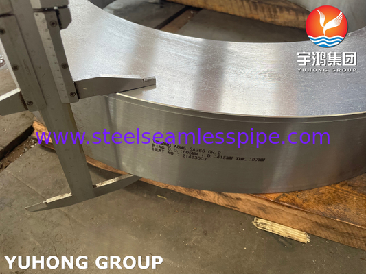 ASME SA266 GR 2 دیسک و حلقه فولاد کربن برای مبادله گرما