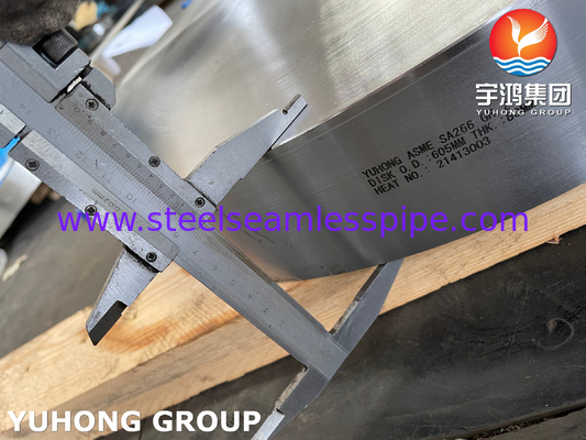 ASME SA266 GR 2 دیسک و حلقه فولاد کربن برای مبادله گرما