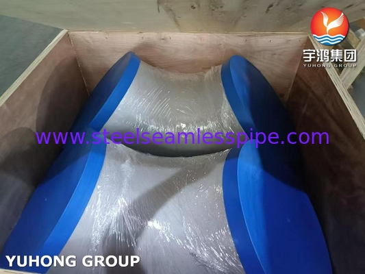 ASTM A403 WP304/304L لوازم جانبی فولاد ضد زنگ 24 &quot;90 درجه SR آرنج
