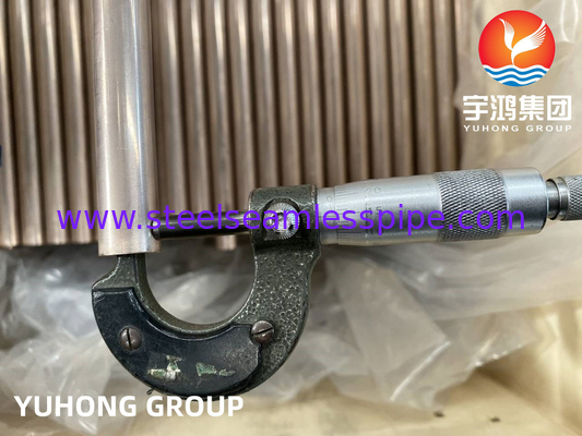 لوله بی سیم آلیاژ مس ASTM B111 C68700 C70600 C44300 C1200 برای سیستم گرمایش مبادله گرما