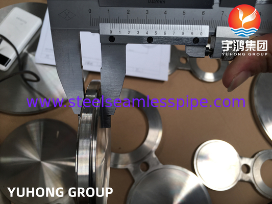 ASTM A182 فولاد ضد زنگ دو فلکس فولاد چشم انداز فلنج کور Asme B16.48