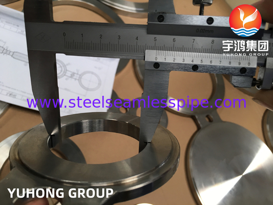ASTM A182 فولاد ضد زنگ دو فلکس فولاد چشم انداز فلنج کور Asme B16.48