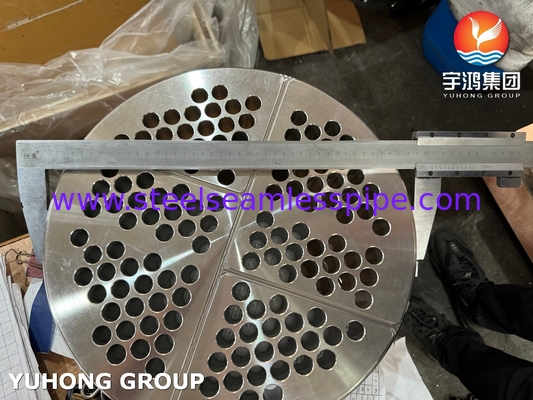 صفحه لوله ای ASTM A240 SS304 برای لوازم جانبی مبادله گرما
