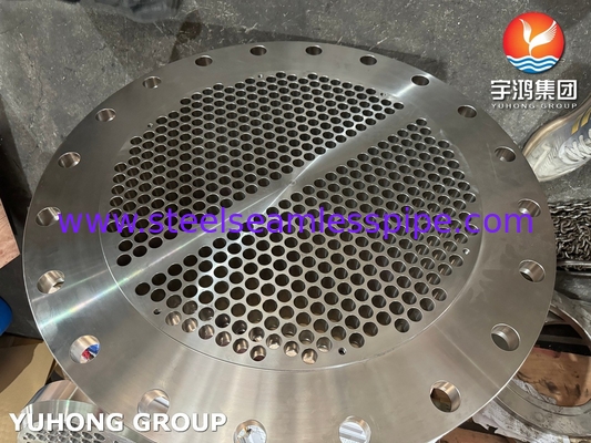 صفحه لوله ای ASTM A240 SS304 برای لوازم جانبی مبادله گرما