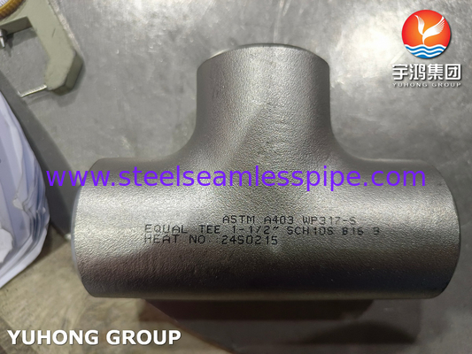 ASTM A403 WP317-S لوازم فولاد ضد زنگ برای مقاومت در برابر خوردگی و دمای بالا