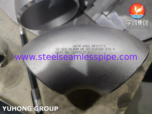 ASTM A403 WP317-S لوازم فولاد ضد زنگ برای مقاومت در برابر خوردگی و دمای بالا