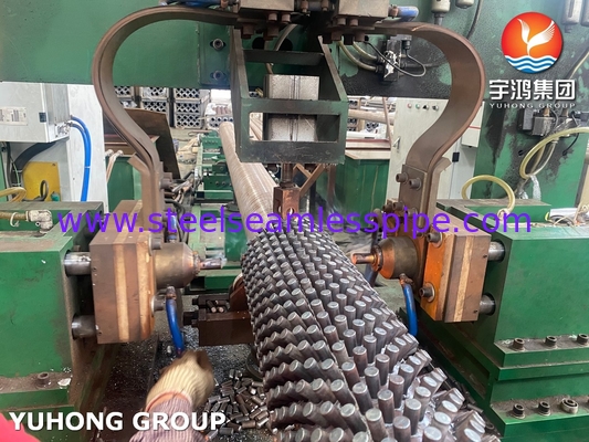 ASTM A213 درجه T9 لوله بدون درز فولاد آلیاژ لوله بالدار برای کوره بخار
