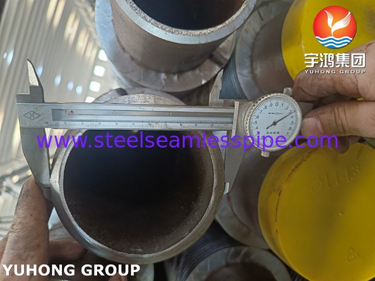 HFW، لوله صاف جامد، ASTM A335 P22 لوله بدون درز از فلز آلیاژ برای دیگ