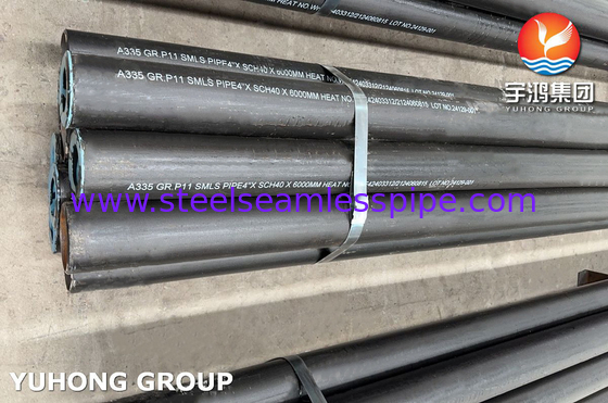 لوله بدون درز از فلز آلیاژ ASTM A335 درجه P11