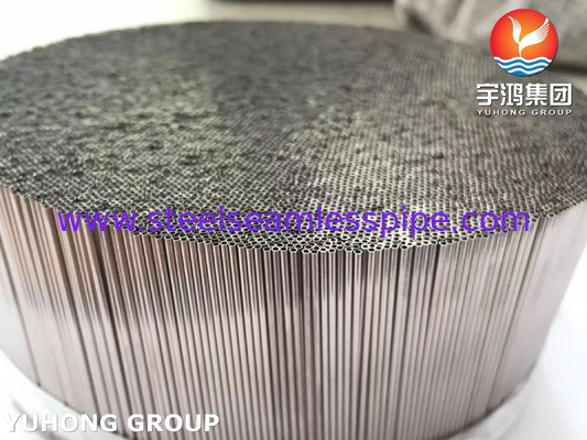 SUS304 SUS316L ، لوله های سرکه ای فولاد ضد زنگ با دقت بالا برای سنسورها و ابزارها