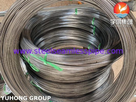 SUS304 SUS316L ، لوله های سرکه ای فولاد ضد زنگ با دقت بالا برای سنسورها و ابزارها