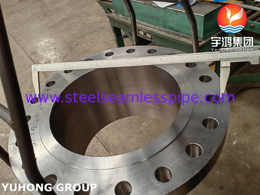 ASTM A350 LF2 کلاس 1 فلنج گردن جوش فولاد آلیاژ فلنج جعل شده با دمای پایین
