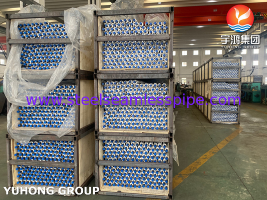 ASTM A179 لوله بی درهم فولاد کربن آلومینیوم Fin G نوع لوله fin برای خنک کننده هوا