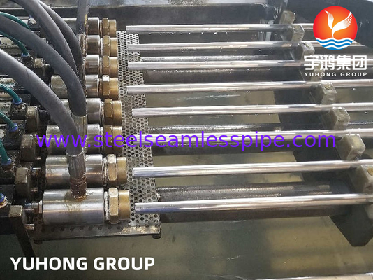 لوله های جوشیده شده فولاد ضد زنگ روشن A249 TP316L 1.4404 ET HT