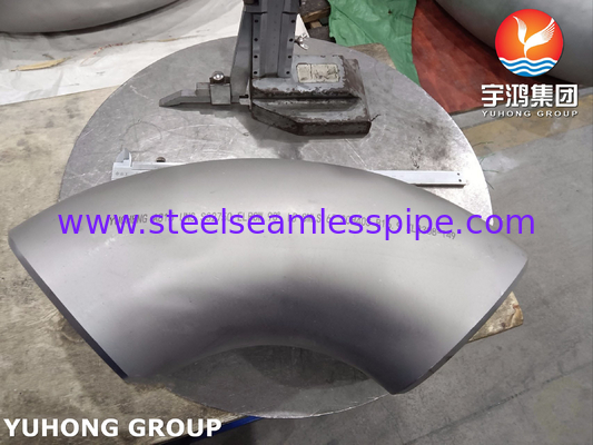 ASTM A815 UNS S32750 لوازم جانبی از فولاد ضد زنگ Super Duplex 90 درجه LR Elbow