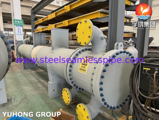 مبادله گرما سر شناور، لوله بدون درز از فولاد کربن ASTM A179 و صفحه لوله ASTM A266 Gr.2N