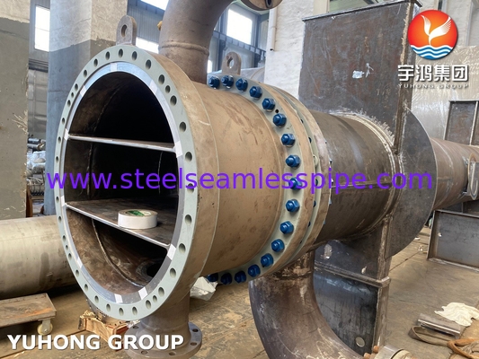 مبادله گرما سر شناور، لوله بدون درز از فولاد کربن ASTM A179 و صفحه لوله ASTM A266 Gr.2N
