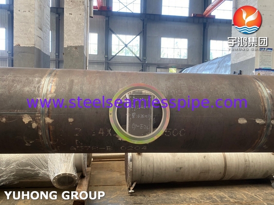 مبادله گرما سر شناور، لوله بدون درز از فولاد کربن ASTM A179 و صفحه لوله ASTM A266 Gr.2N