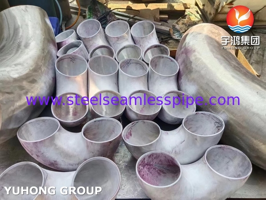 لوازم جانبی فولاد ضد زنگ 180 درجه خم ASTM B366 فولاد غیر کانن