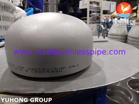 ASTM A815 SAF2507 / UNS S32750 Super Duplex Steel Cap B16.9 BW تکیه لوله