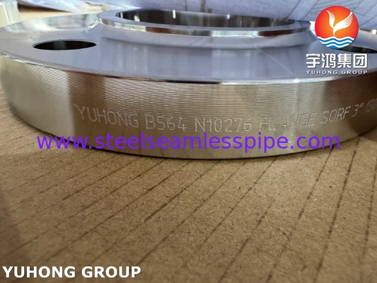 ASTM B564 UNS N10276 فلز آلیاژ نیکل Slip On Flange / Hastelloy C276 SORF فلز