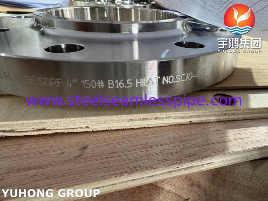 ASTM B564 UNS N10276 فلز آلیاژ نیکل Slip On Flange / Hastelloy C276 SORF فلز