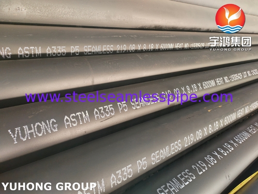 ASTM A335 درجه P9 P11 P22 P91 لوله فلز آلیاژ برای کاربردهای درجه حرارت و فشار بالا