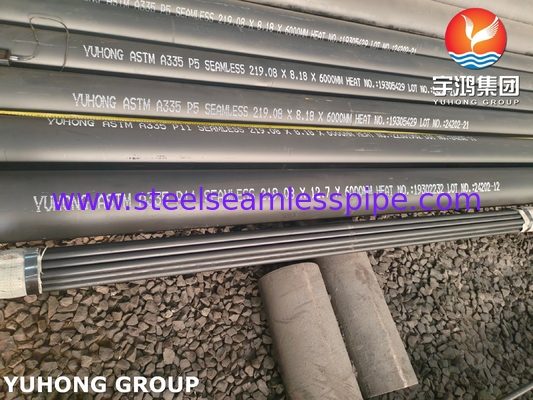 ASTM A335 درجه P9 P11 P22 P91 لوله فلز آلیاژ برای کاربردهای درجه حرارت و فشار بالا