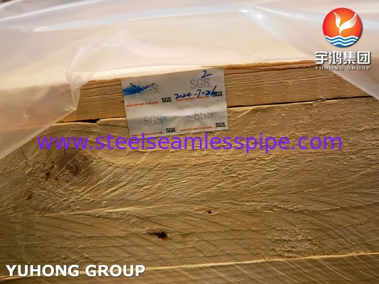 C68700 لوله بی درهم آلیاژ مس ASTM B111 برای مبادلات گرما SGS تایید شده