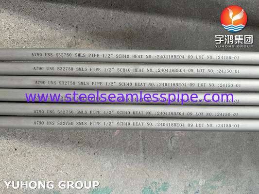 ASTM A789 S32750 فولاد سوپر دوپلکس برای محلول آب دریا