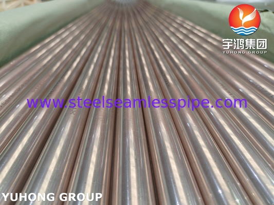 ASTM B111 C70600 نکل مس 90/10 لوله های بدون درز برای سیستم های ترشح
