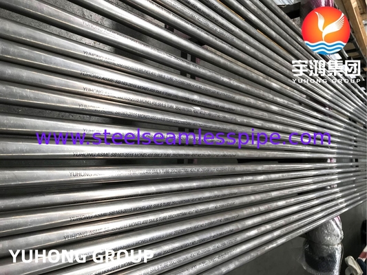 SB163 Monel 400 لوله های آلیاژ نیکل-سنگ UNS N04400 ستون های تقطیر