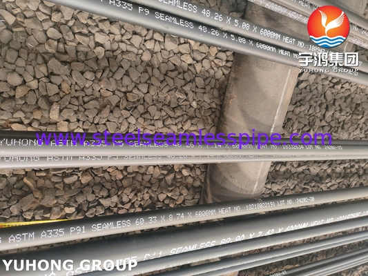 P5 لوله بدون درز از فولاد آلیاژ ASME SA335 برای گرم کننده هوا