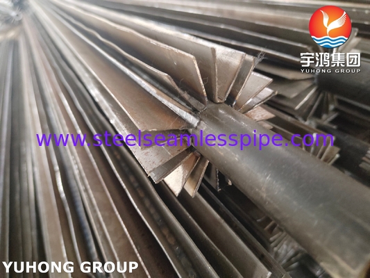 304 لوله ی بالدار ASTM A249 نوع طولی U-Bend برای صنعت پتروشیمی