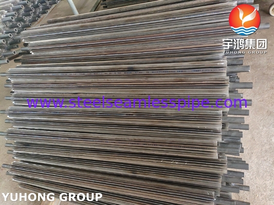 304 لوله ی بالدار ASTM A249 نوع طولی U-Bend برای صنعت پتروشیمی