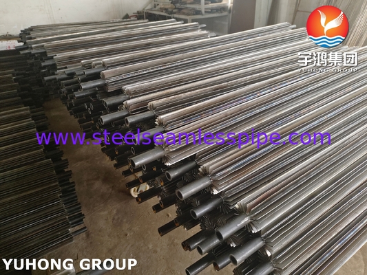 ASTM A179 فولاد کربن لوله Fin طولی Q235B Fin برای پیش گرم کننده هوا