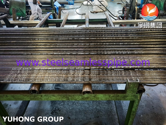 19.05MM SA179 لوله دیگ ASME SA179 برای Stripper Feed Bottom Exchanger