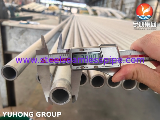 ASTM A213 TP304 304H 304L لوله مبادله گرما از فولاد ضد زنگ