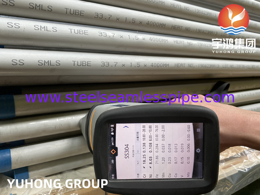ASTM A213 TP304 304H 304L لوله مبادله گرما از فولاد ضد زنگ