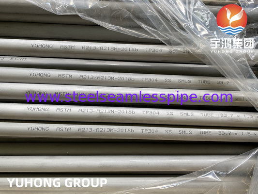 ASTM A213 TP304 304H 304L لوله مبادله گرما از فولاد ضد زنگ